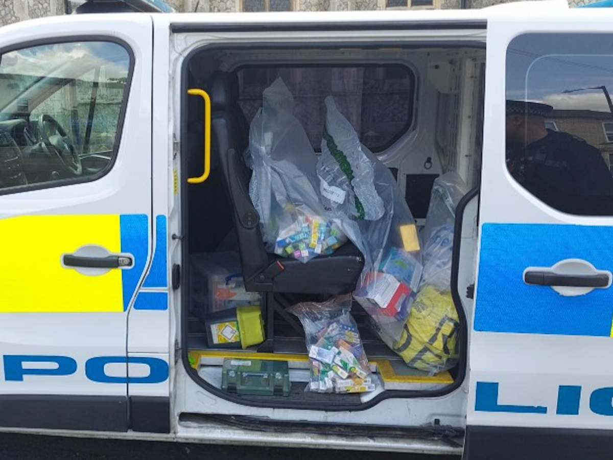 Illegal vapes seized by police in Ipswich